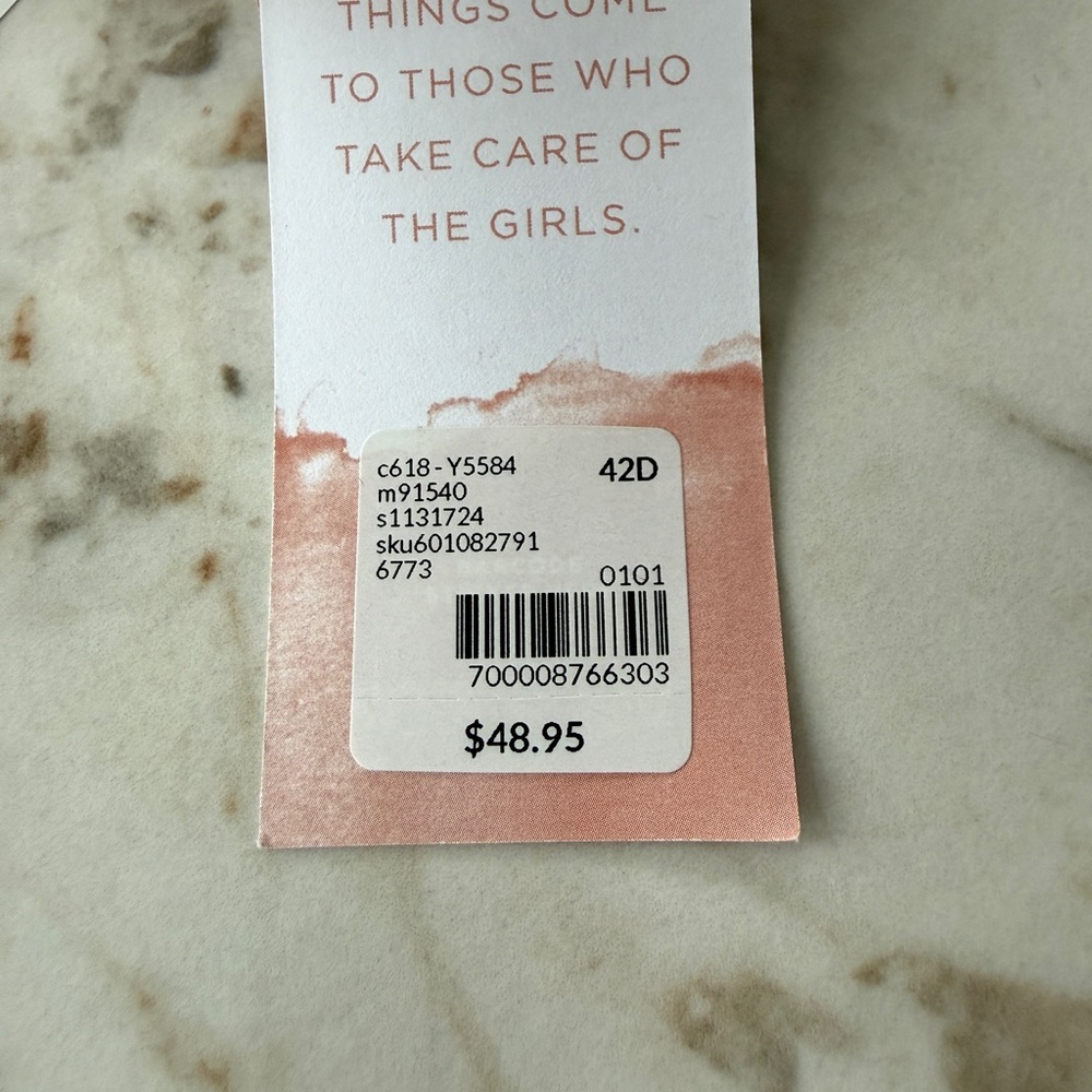 Cacique Comfort Bliss Nude Bra 42D NWT - Picture 2 of 4
